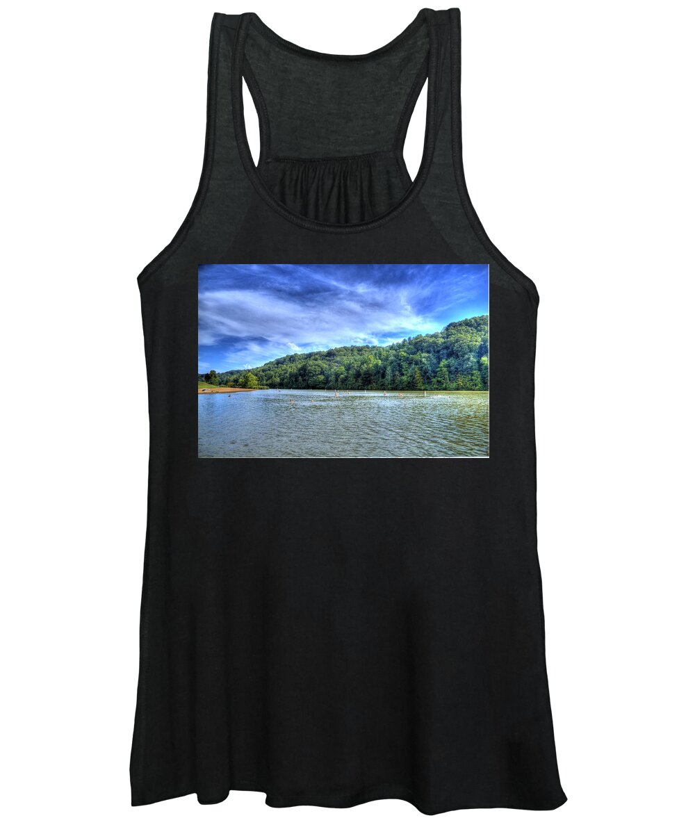Strouds Women's Tank Top featuring the photograph Vacation lake by Jonny D