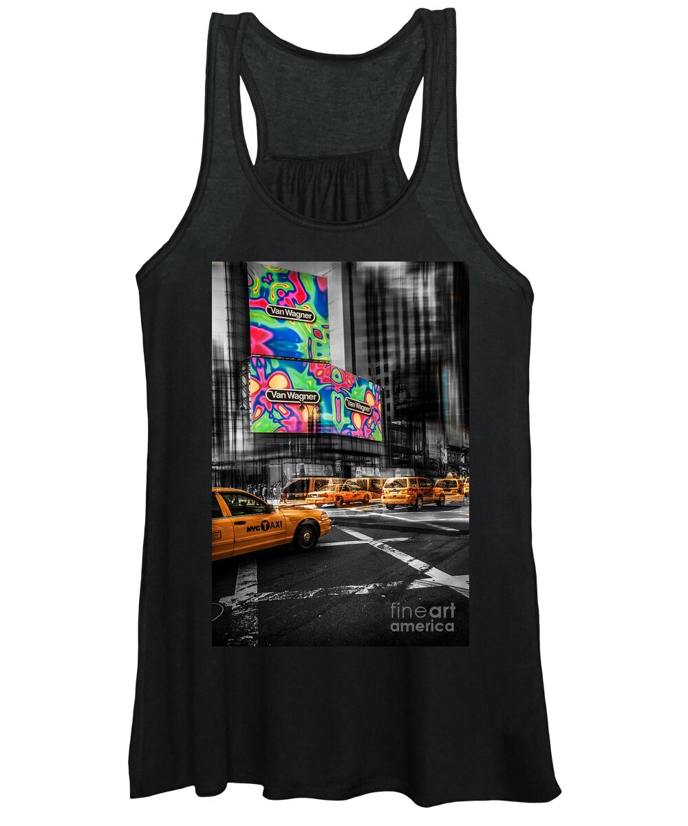 Nyc Women's Tank Top featuring the photograph van wagner II by Hannes Cmarits