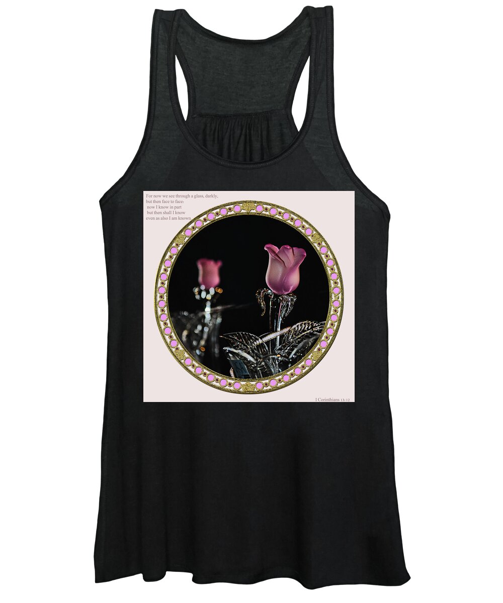 Crystal Women's Tank Top featuring the photograph Veiled Love by Tikvah's Hope