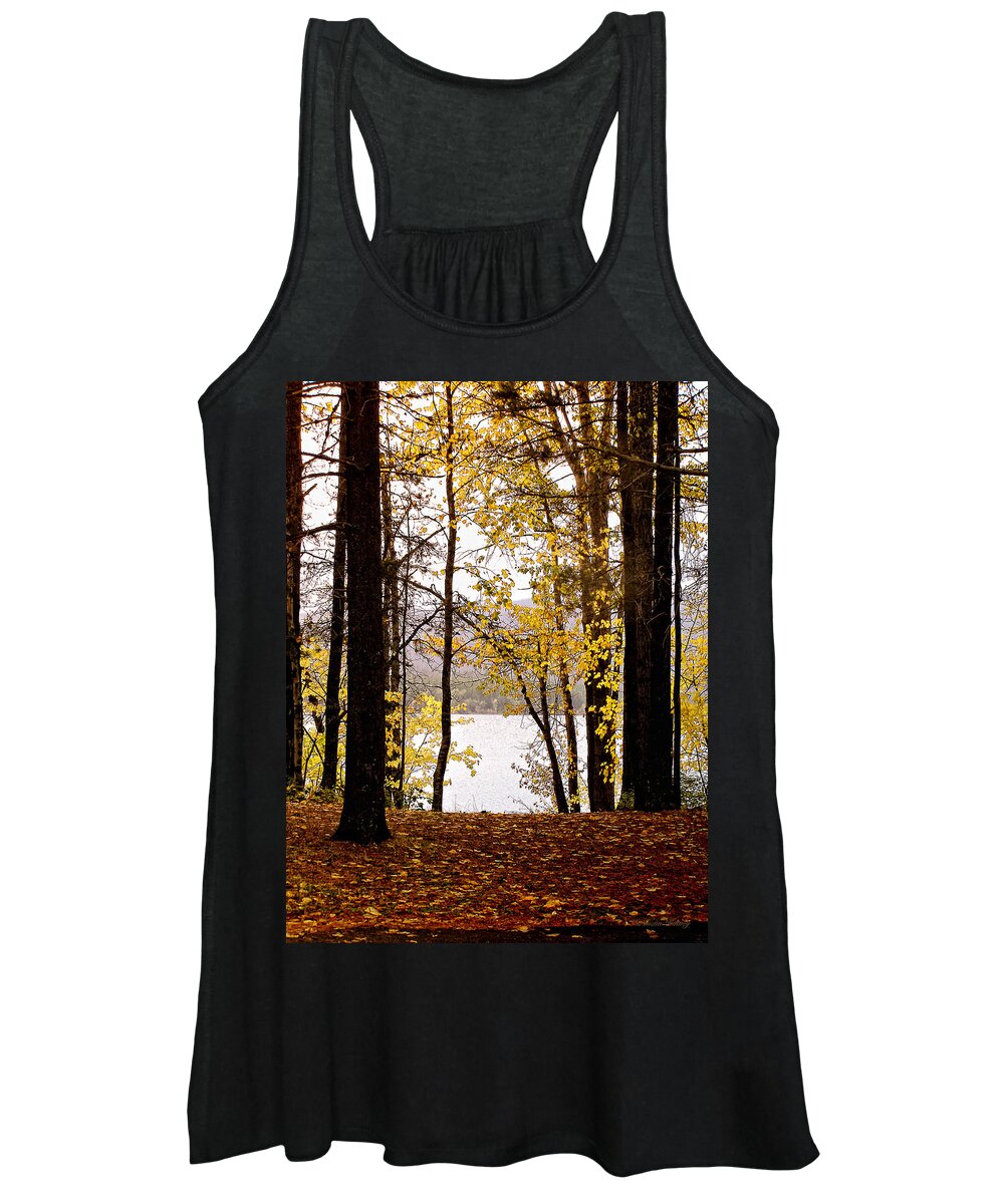 Glacier Park Women's Tank Top featuring the photograph View of Lake McDonald by Susan Kinney