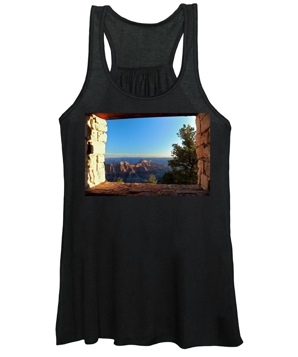 Landscape Women's Tank Top featuring the photograph View of the Past by Richard Gehlbach