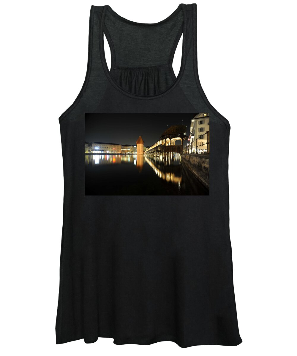 Landscape Women's Tank Top featuring the photograph Water Tower by Richard Gehlbach