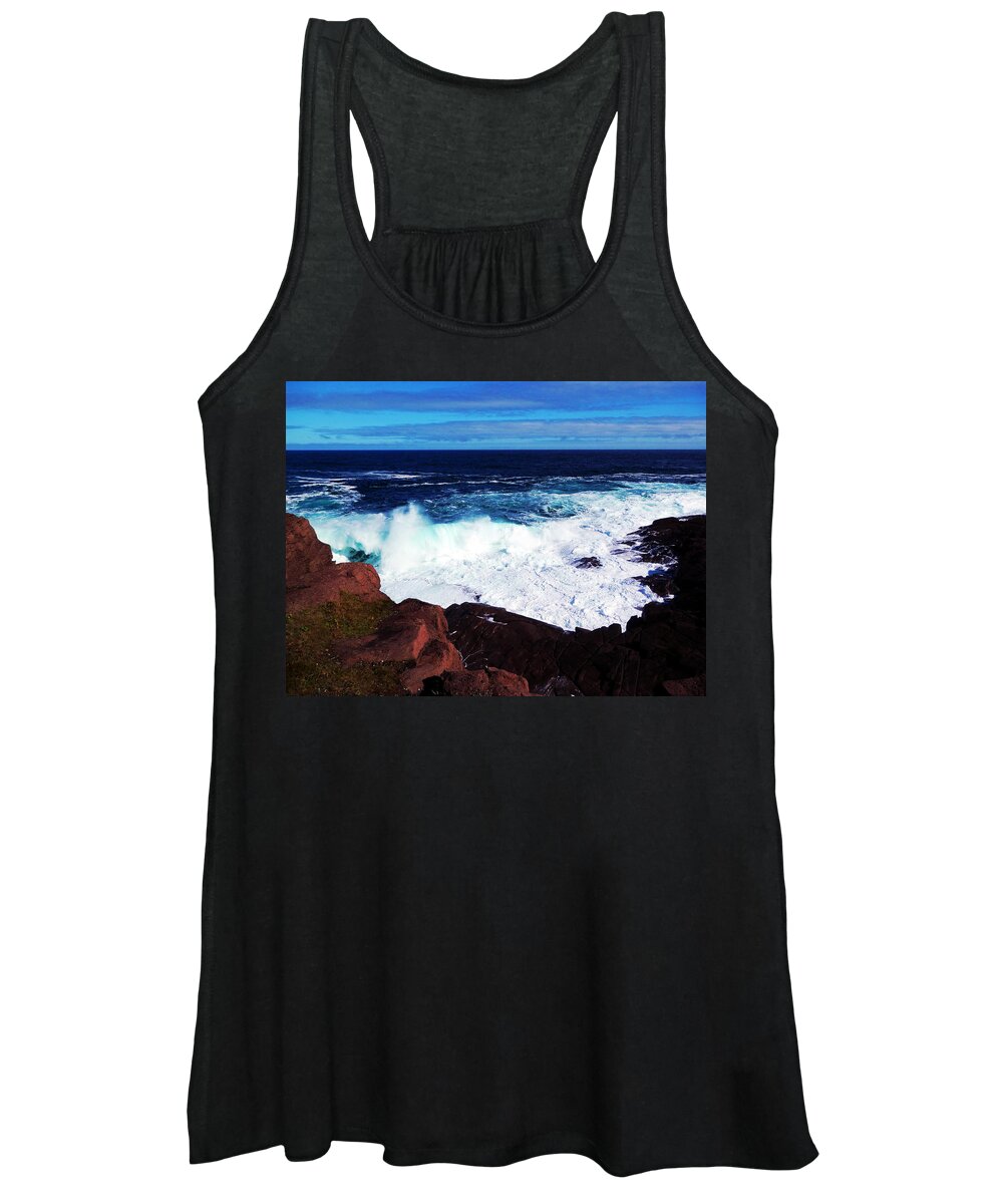 Wave Women's Tank Top featuring the photograph Wave by Zinvolle Art