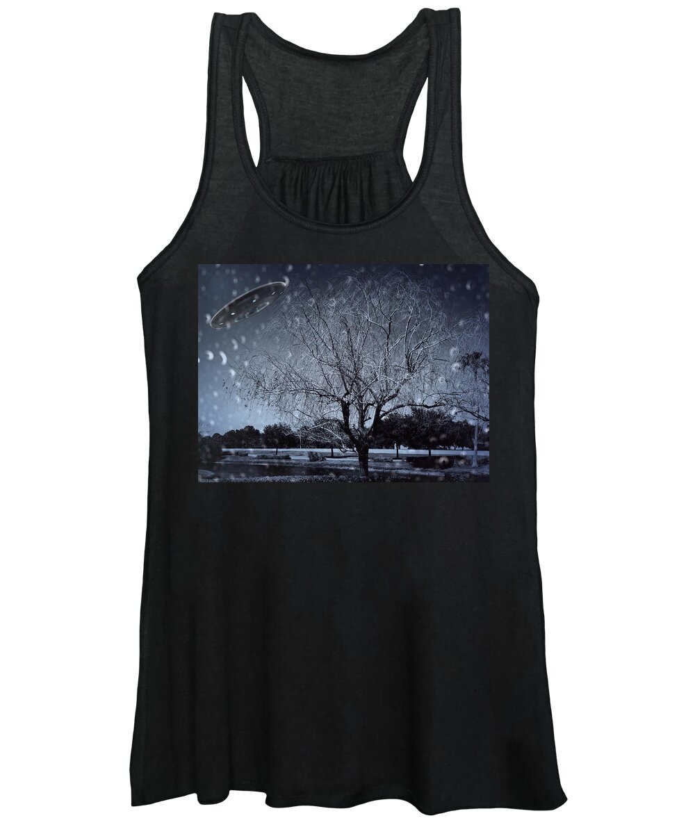 Winter Women's Tank Top featuring the photograph We Are Not Alone by Carlos Avila