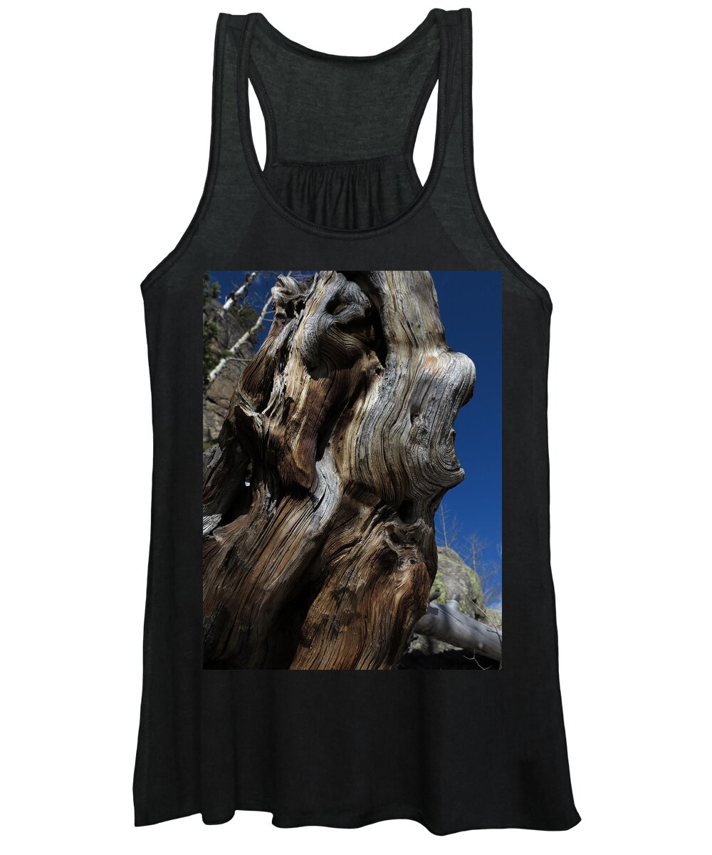 Wood Women's Tank Top featuring the photograph Weathered by Jessica Myscofski