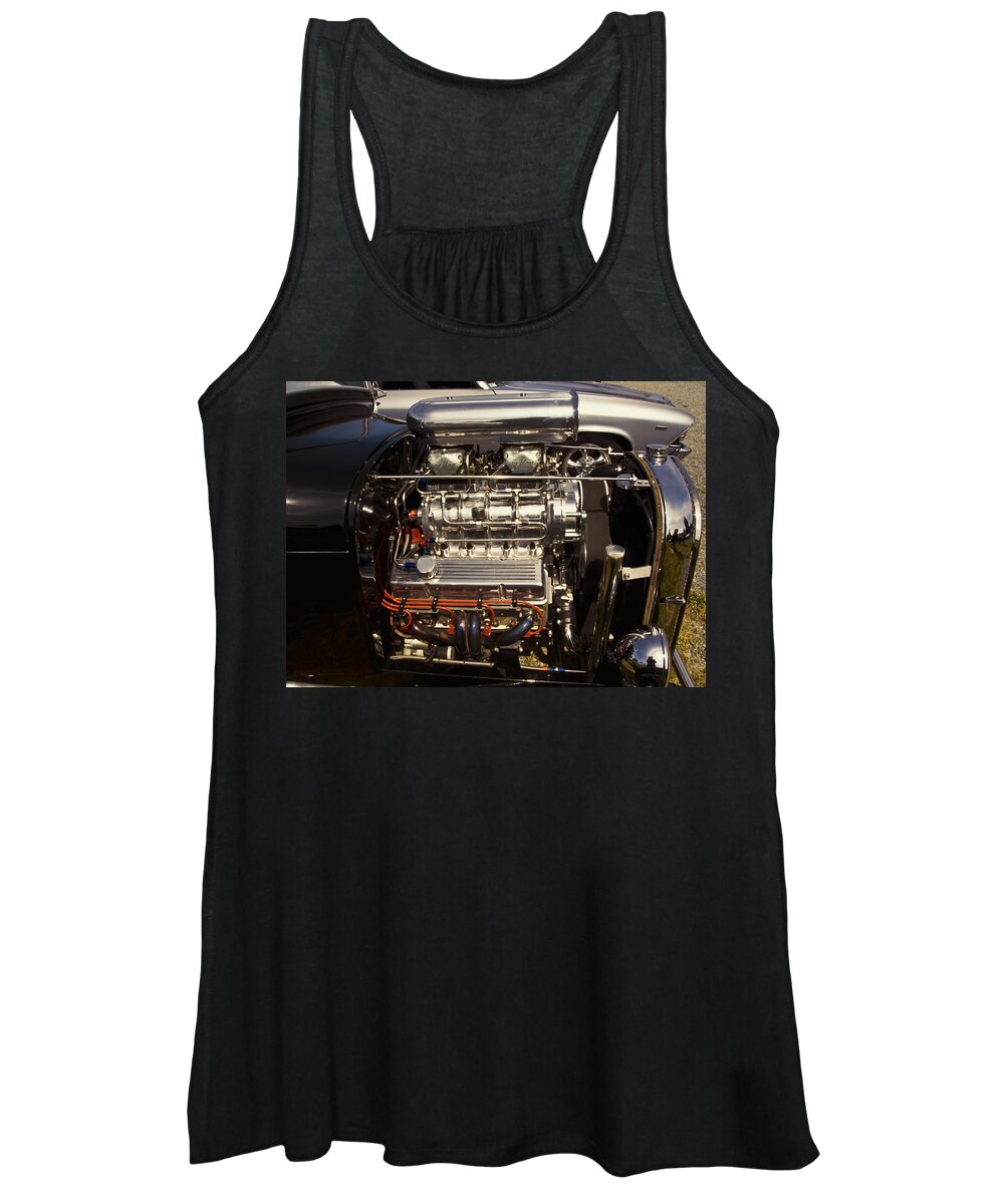 Hot Rod Women's Tank Top featuring the photograph What makes it Go by Ron Roberts