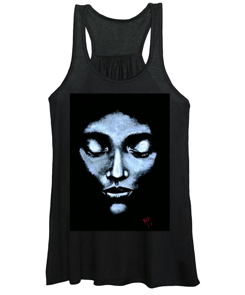 Face Women's Tank Top featuring the photograph Whispered Memories of you by Artist RiA