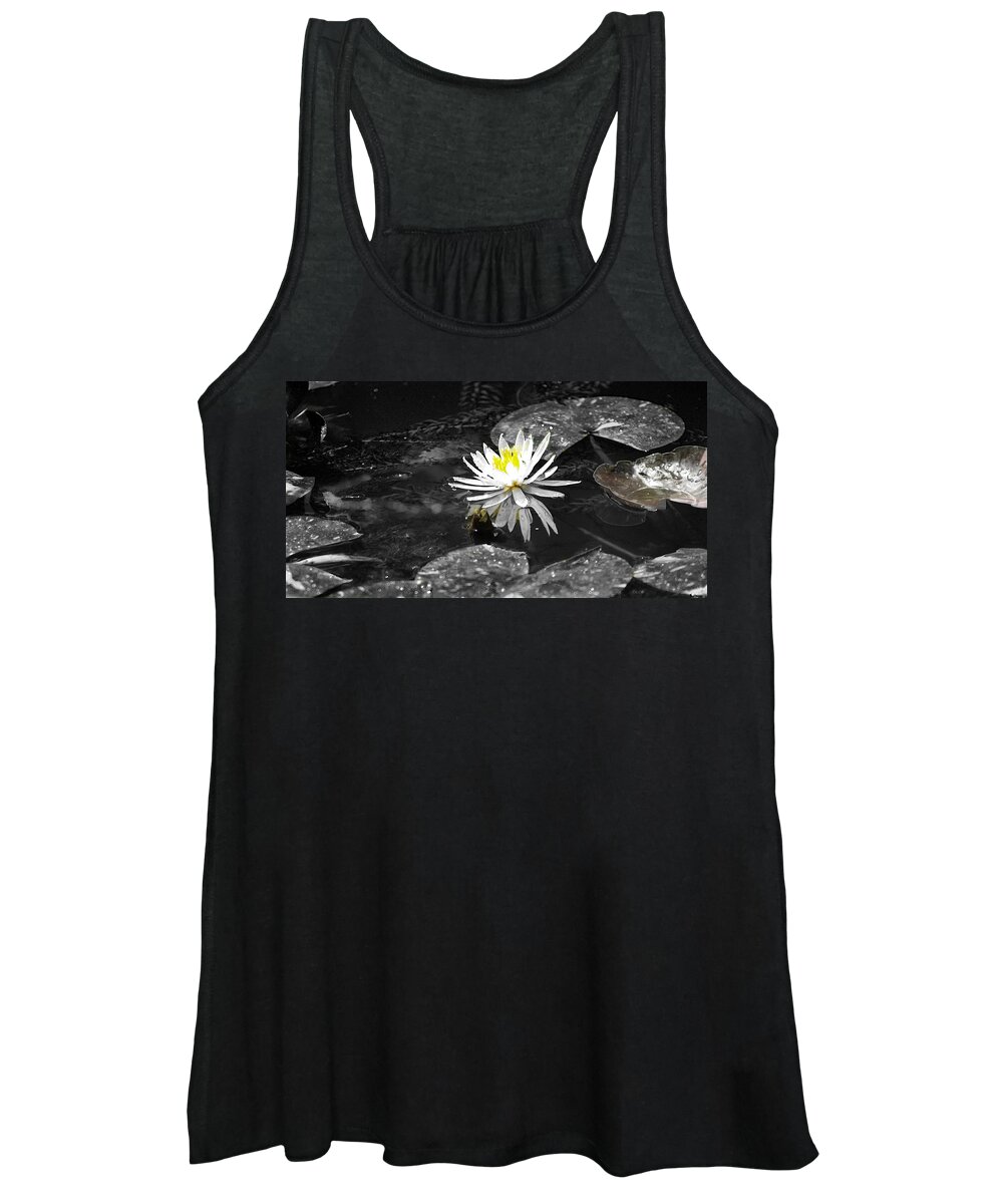 Lilly Women's Tank Top featuring the photograph White Lilly by David Yocum