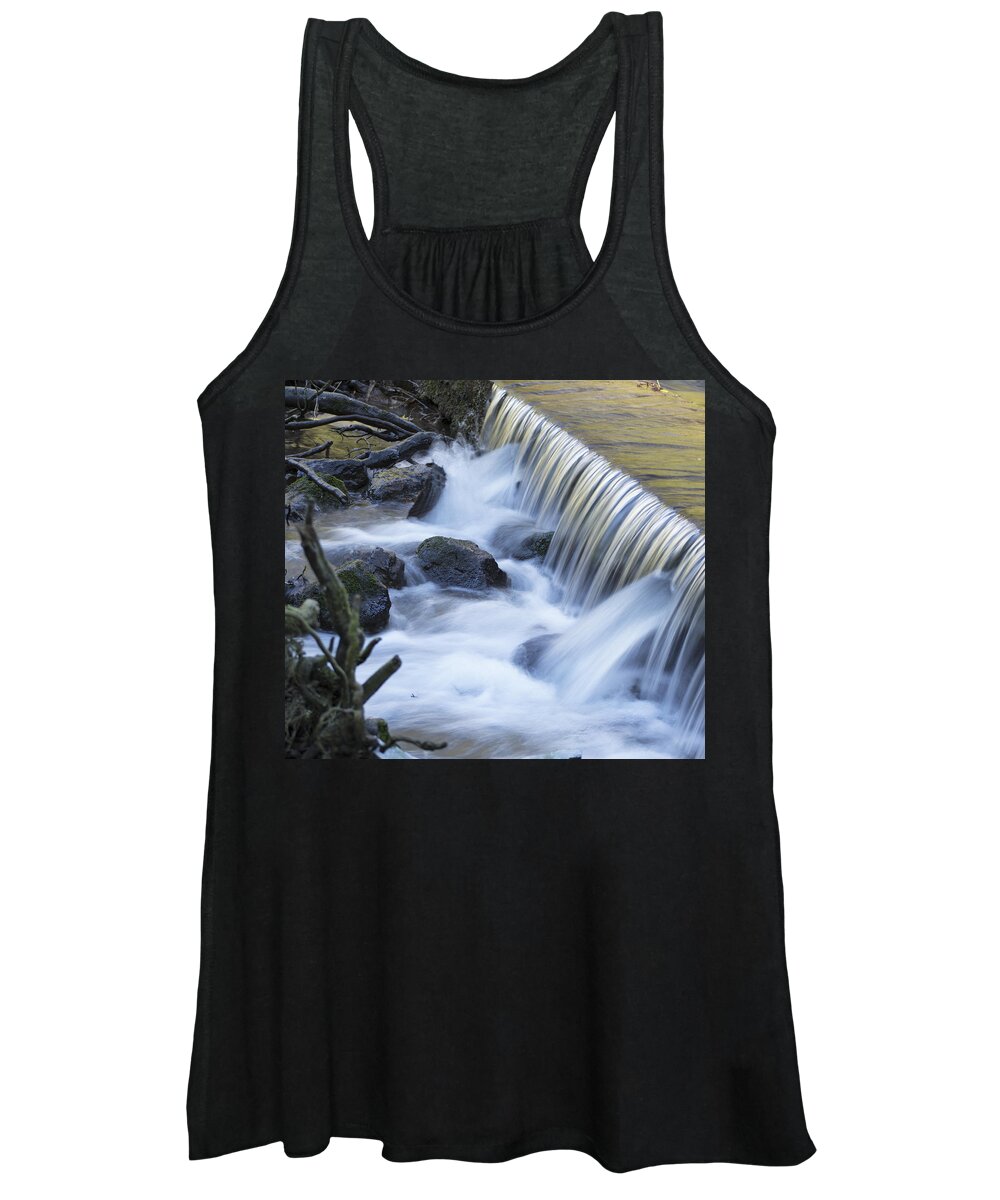 River Clwyd Women's Tank Top featuring the photograph White Water by Spikey Mouse Photography