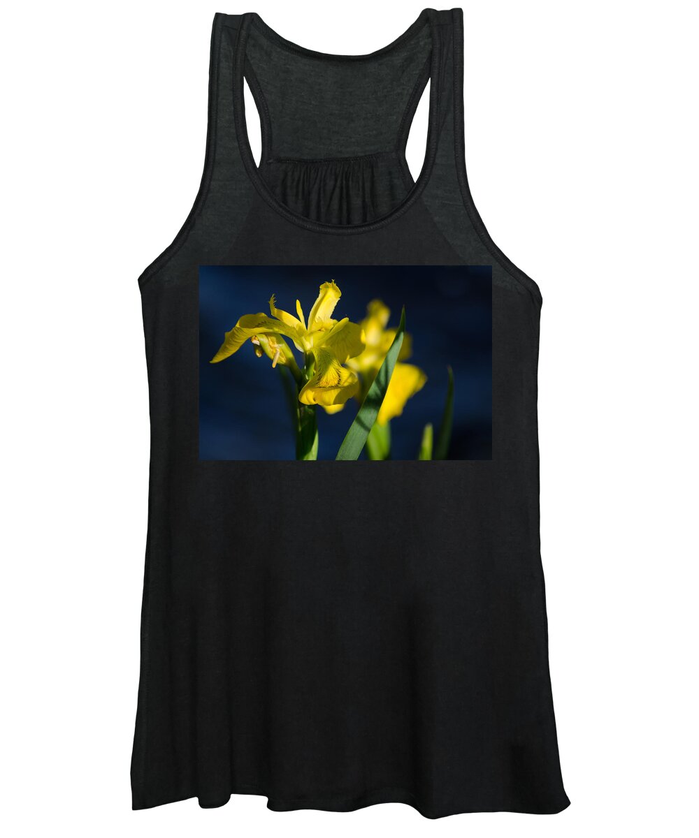 Dakota Women's Tank Top featuring the photograph Wild Water Iris by Greni Graph