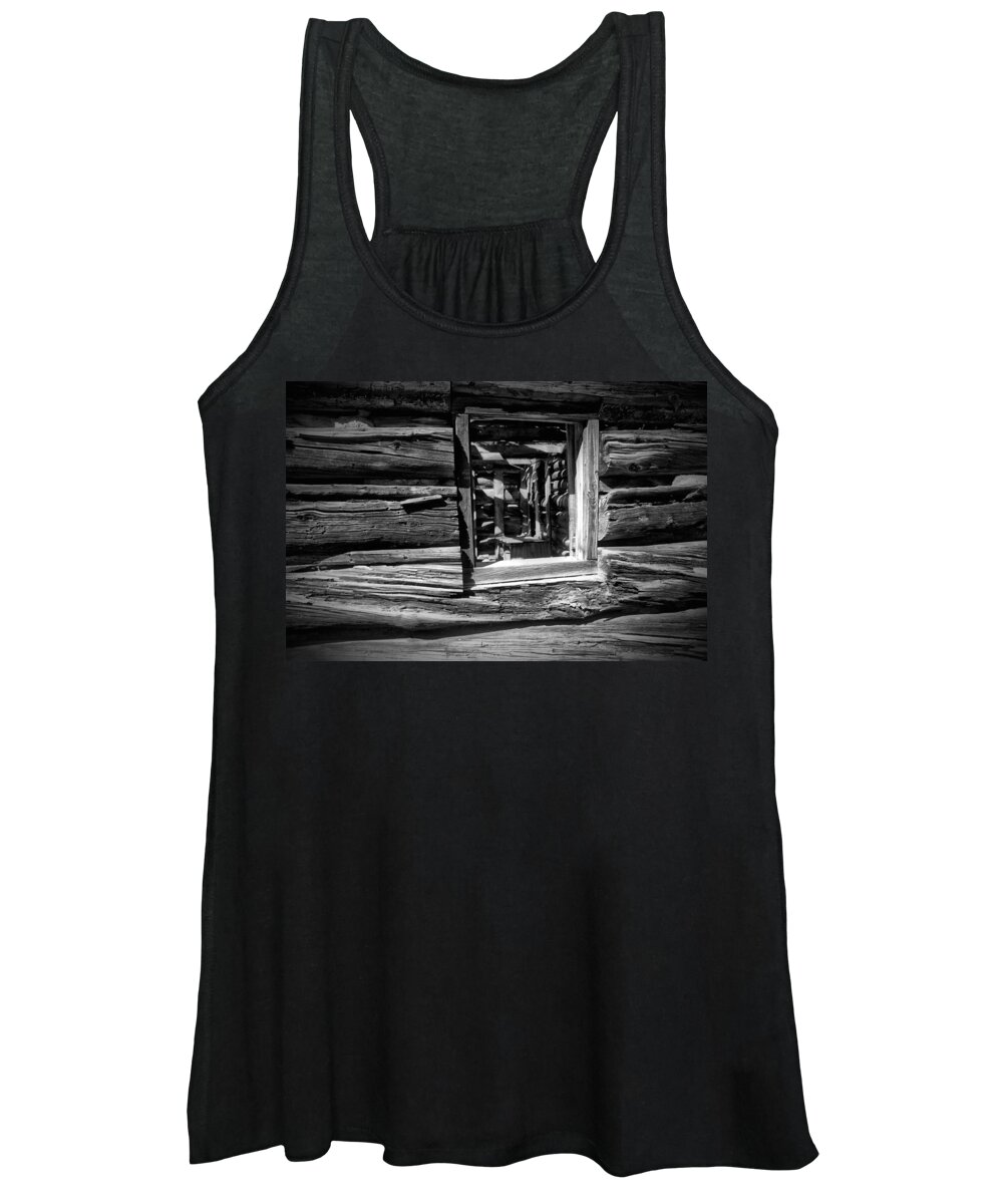 Photograph Women's Tank Top featuring the photograph Window to the Past by Richard Gehlbach