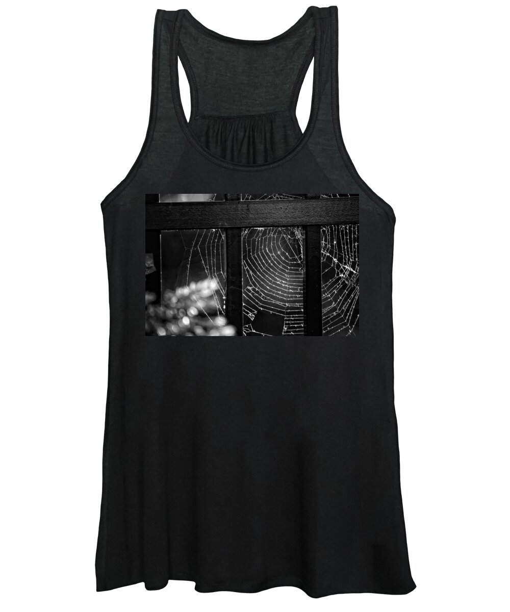 Fall Women's Tank Top featuring the photograph Wonder Web by Carrie Ann Grippo-Pike