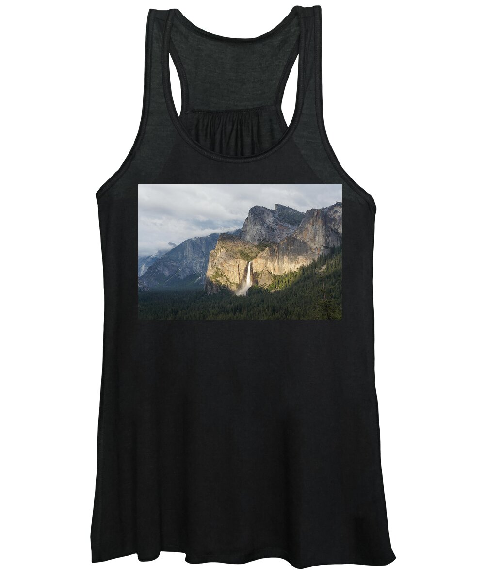 Falls Women's Tank Top featuring the photograph Yosemite Valley by Weir Here And There