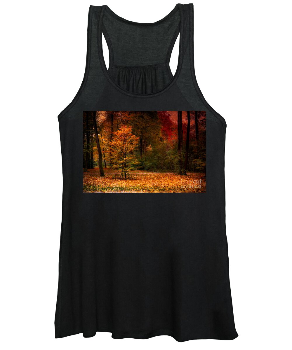 Autumn Women's Tank Top featuring the photograph Youth by Hannes Cmarits