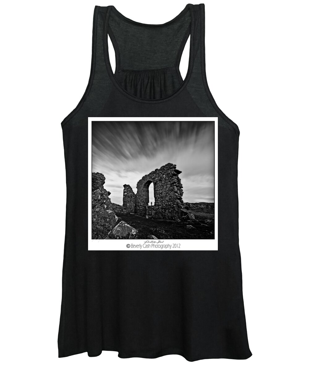 Church Women's Tank Top featuring the photograph Llanddwyn Island Ruins by B Cash