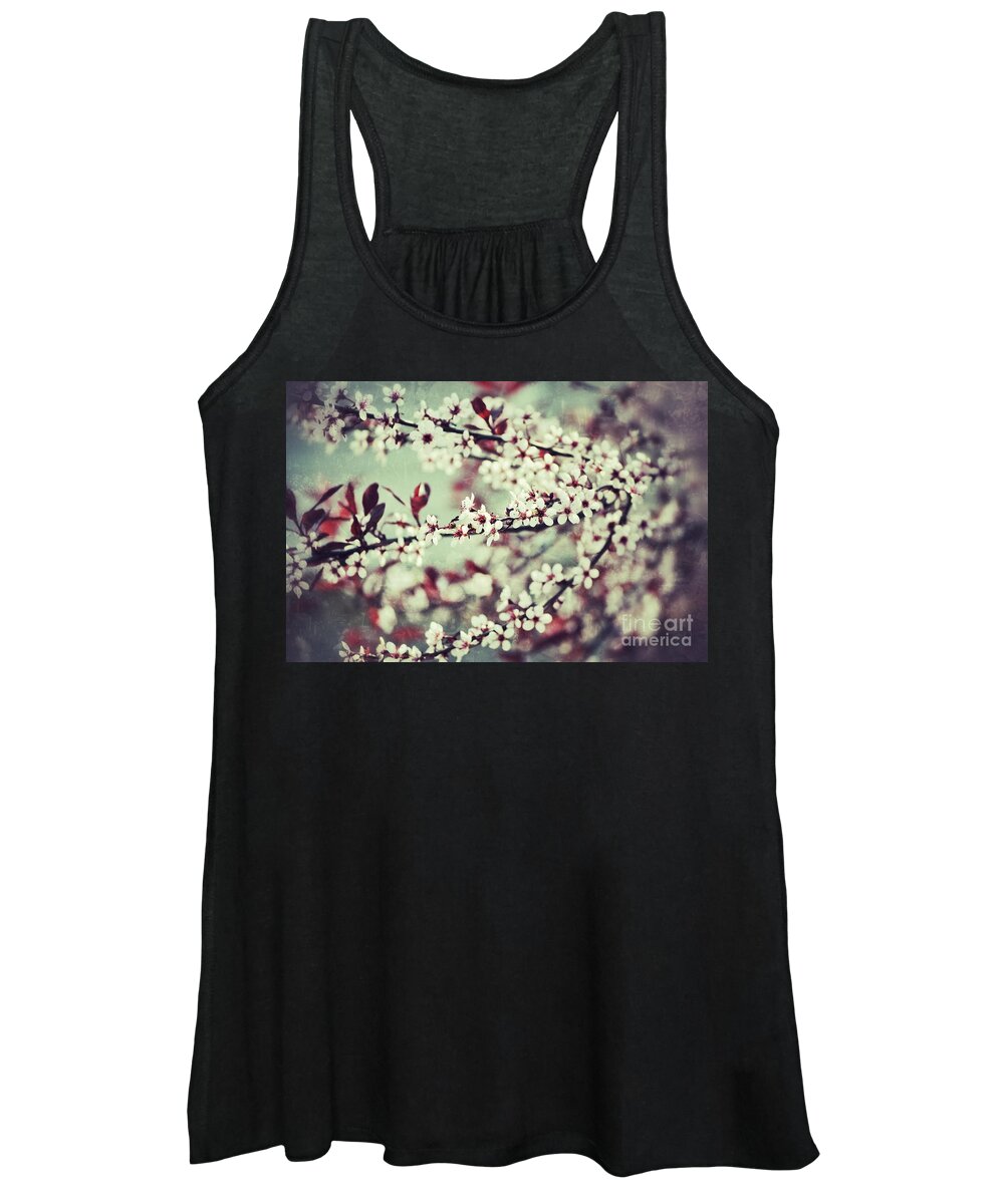 Shrub Women's Tank Top featuring the photograph Cherry #1 by Traci Cottingham
