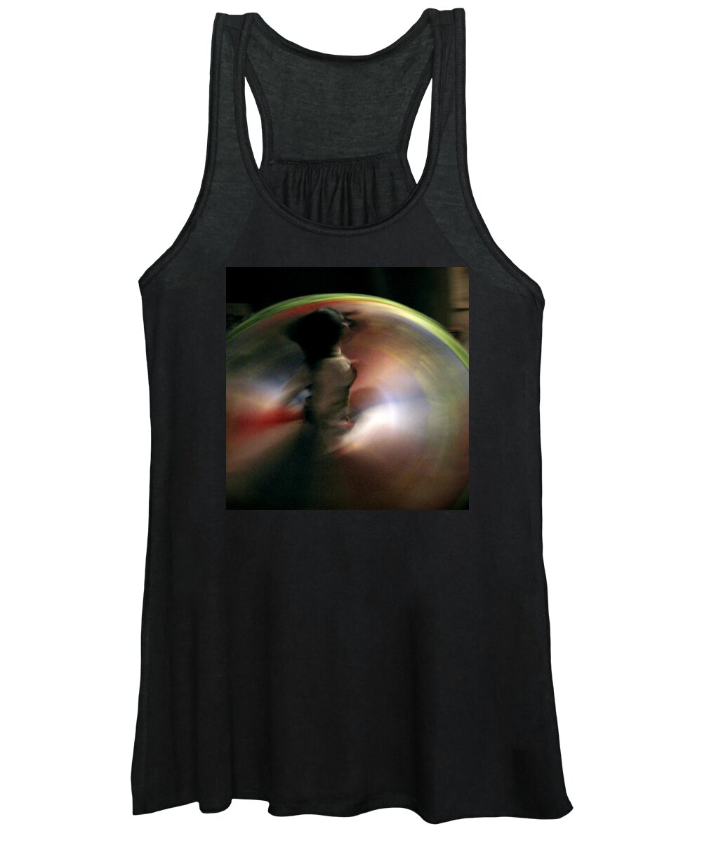 Female Whirling Dervish Women's Tank Top featuring the photograph A female Whirling Dervish in Capadocia by RicardMN Photography