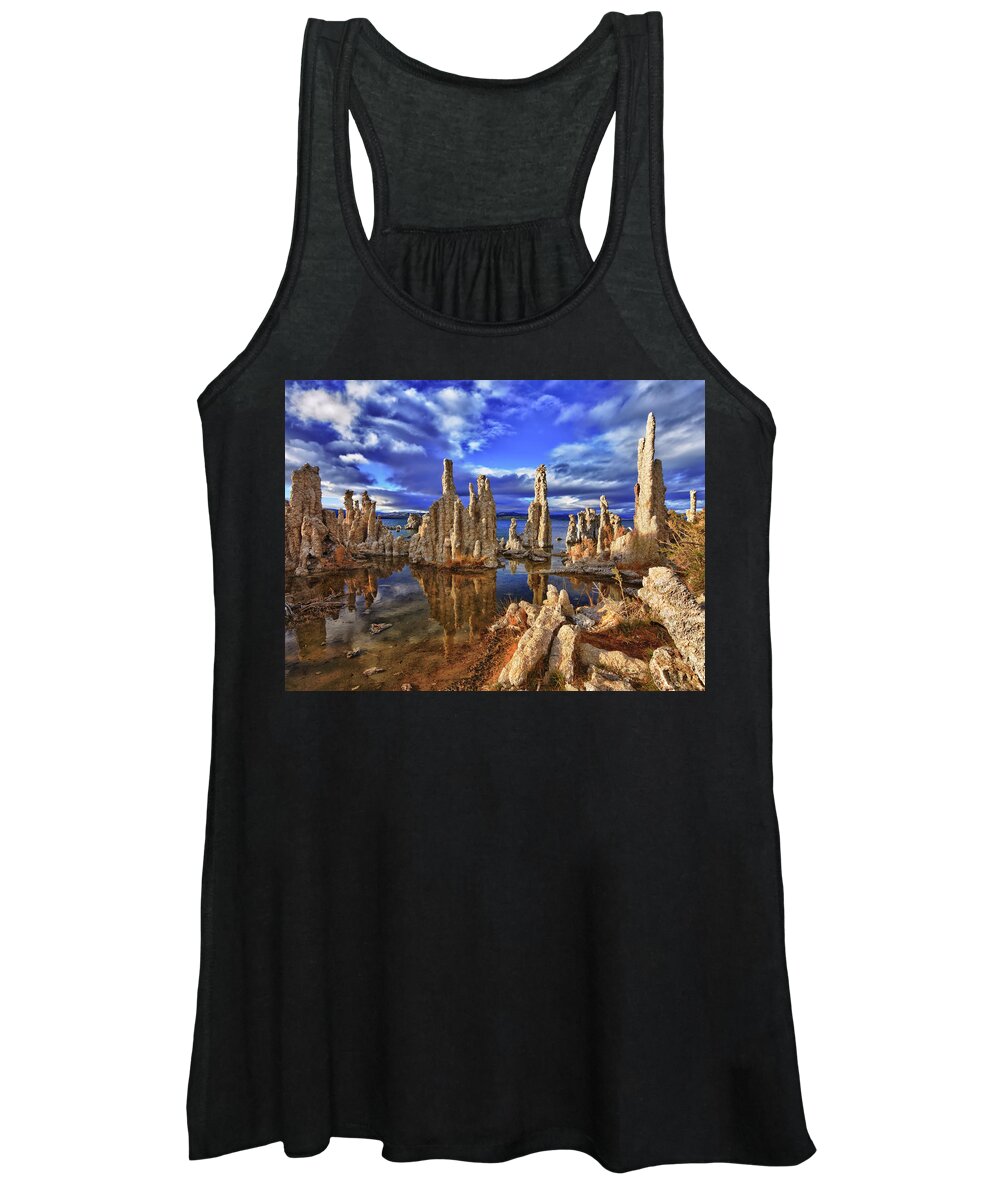 Tufa Women's Tank Top featuring the photograph Among The Tufas by Beth Sargent
