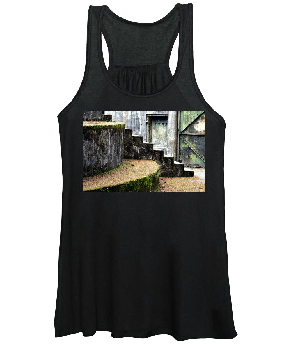 Battery Art Women's Tank Top featuring the photograph An Abandoned Fortress by Marie Jamieson