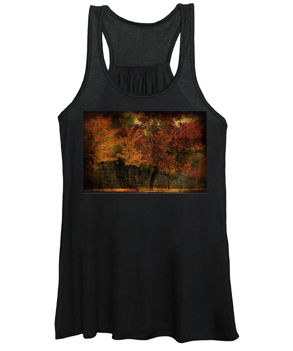 Autumn Women's Tank Top featuring the photograph Autumn At The Hill School by Trish Tritz