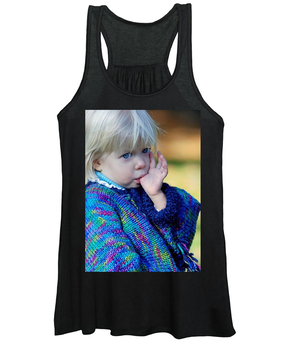 People Women's Tank Top featuring the photograph Childhood by Lisa Phillips