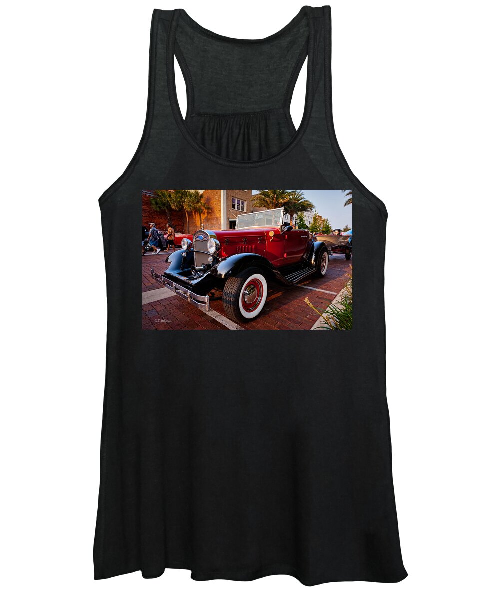 Ford Women's Tank Top featuring the photograph Ford Roadster by Christopher Holmes