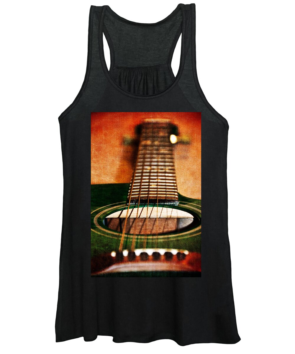 Green Women's Tank Top featuring the photograph Green Gibson by Angelina Tamez