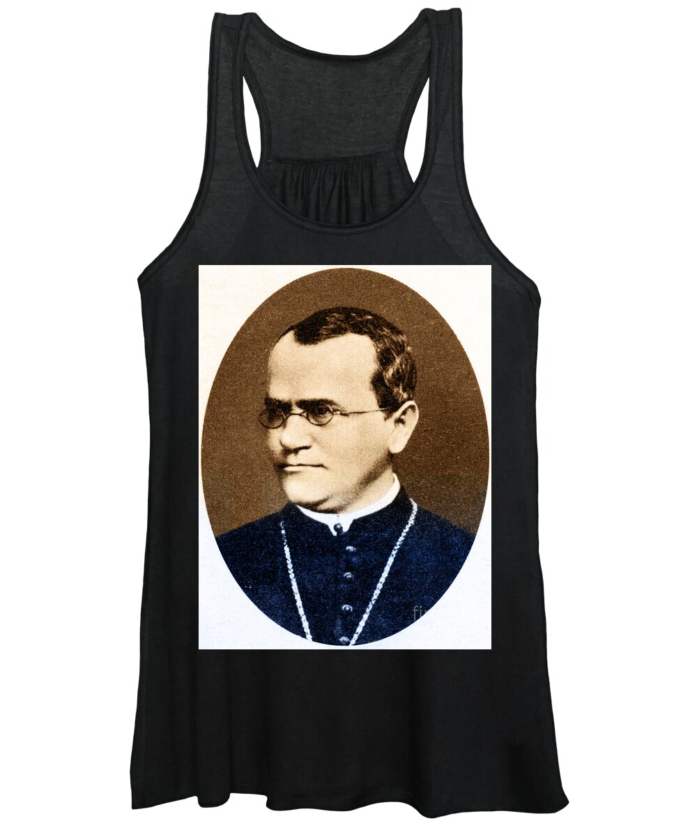 Science Women's Tank Top featuring the photograph Gregor Mendel, Father Of Genetics by Science Source