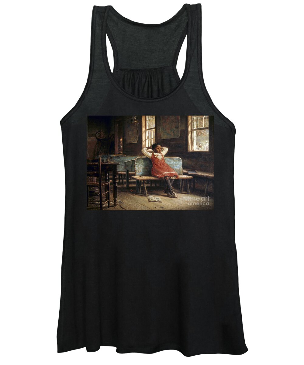 1888 Women's Tank Top featuring the painting Kept In, 1888 by Edward Lamson Henry
