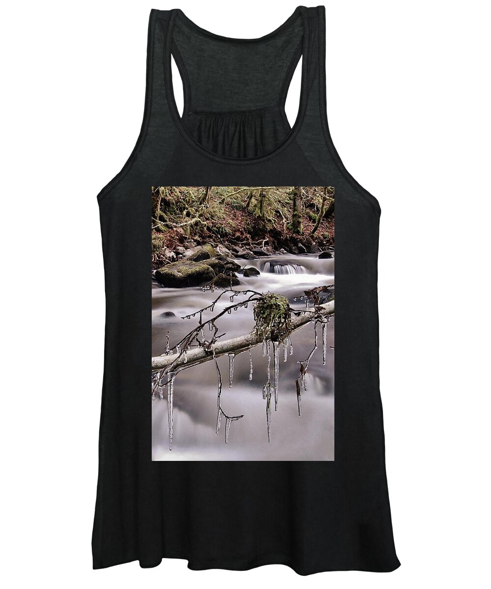 Icicles Women's Tank Top featuring the photograph Ice by Gavin Macrae