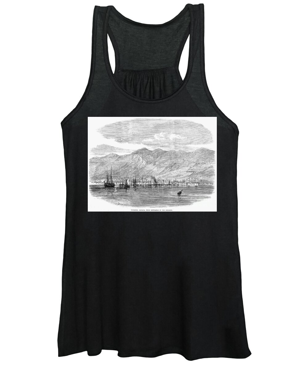 1865 Women's Tank Top featuring the photograph Jamaica: Kingston, 1865 by Granger