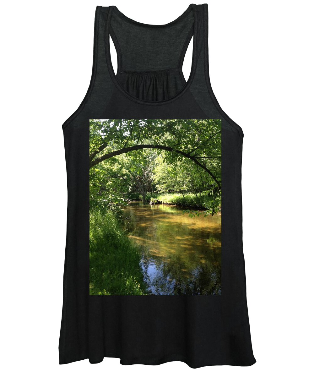 Fishing Women's Tank Top featuring the photograph Little South Arch by Joseph Yarbrough
