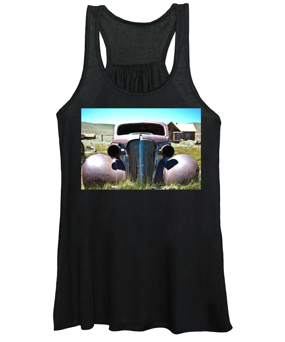 Old Rusted Car Women's Tank Top featuring the photograph Ghost Rider by Shane Kelly