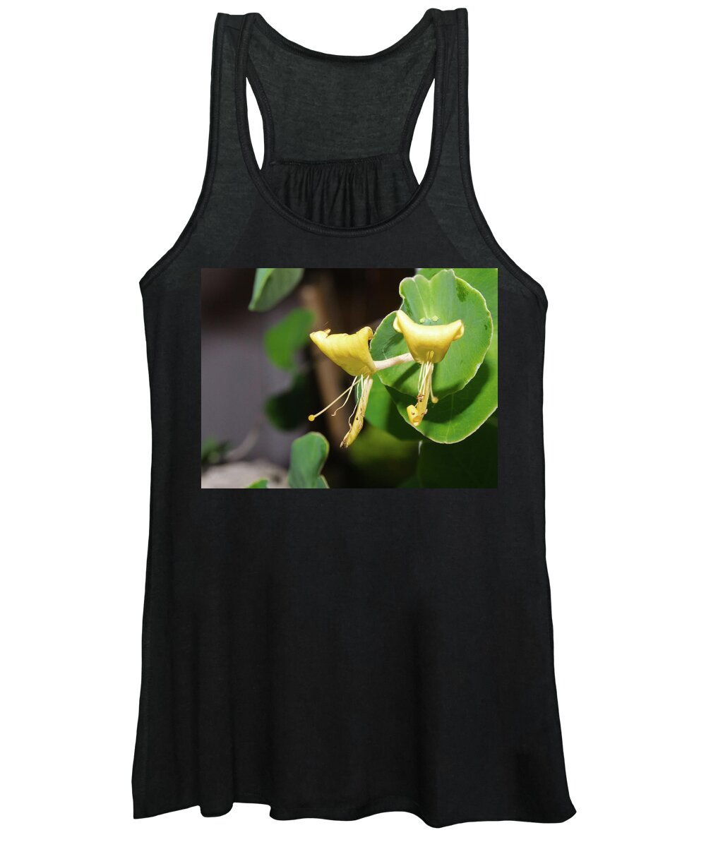 Closeup Women's Tank Top featuring the photograph Pair by Michael Goyberg