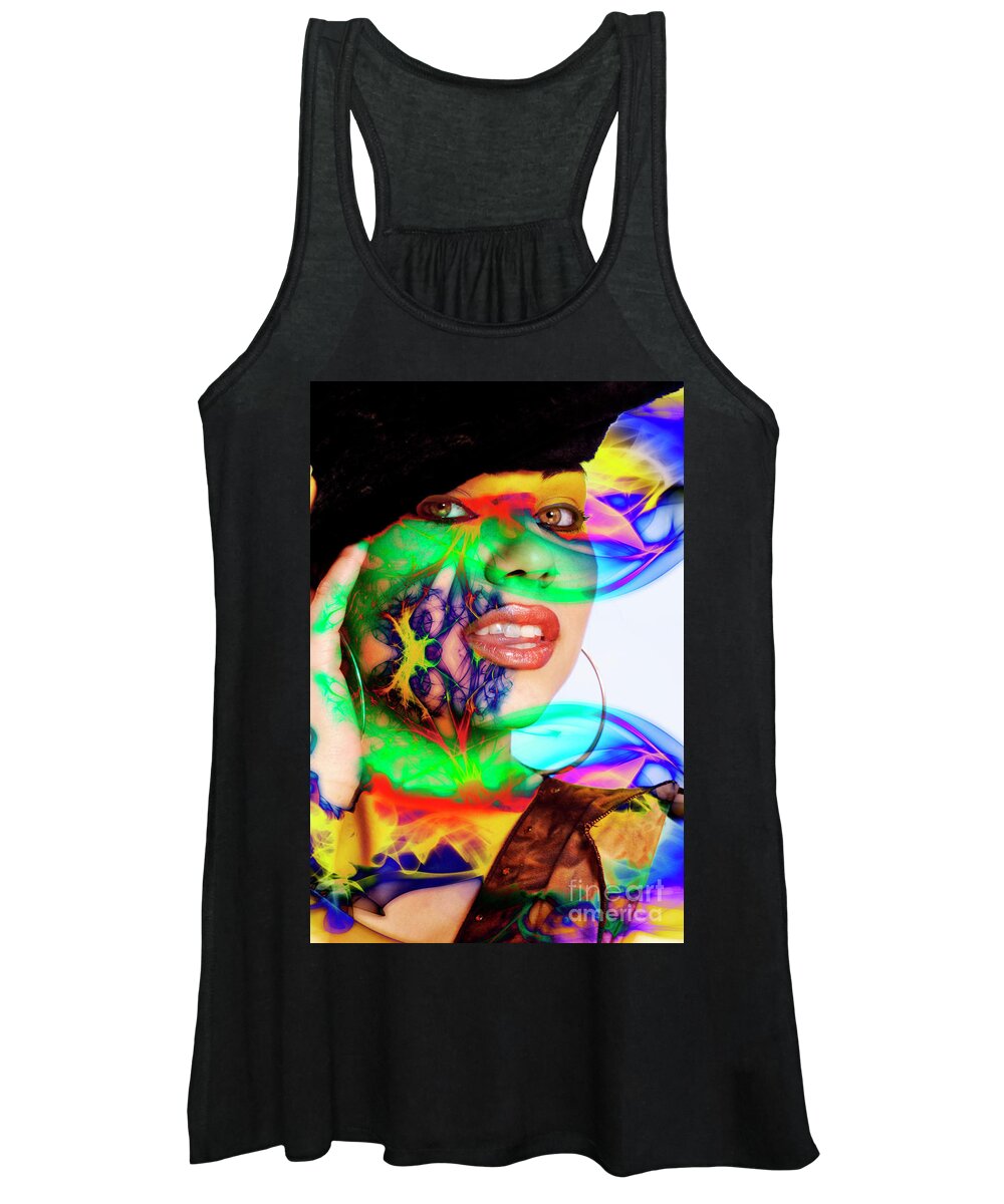 Clay Women's Tank Top featuring the photograph Rainbow Beauty by Clayton Bruster