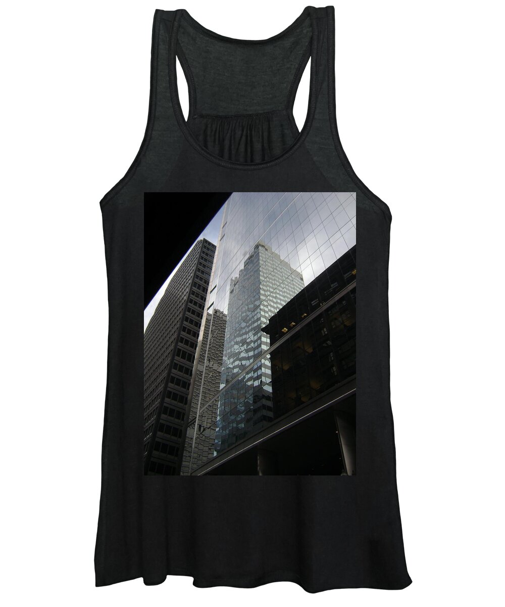 Chicago Women's Tank Top featuring the photograph Reflections of Chicago by Al Griffin