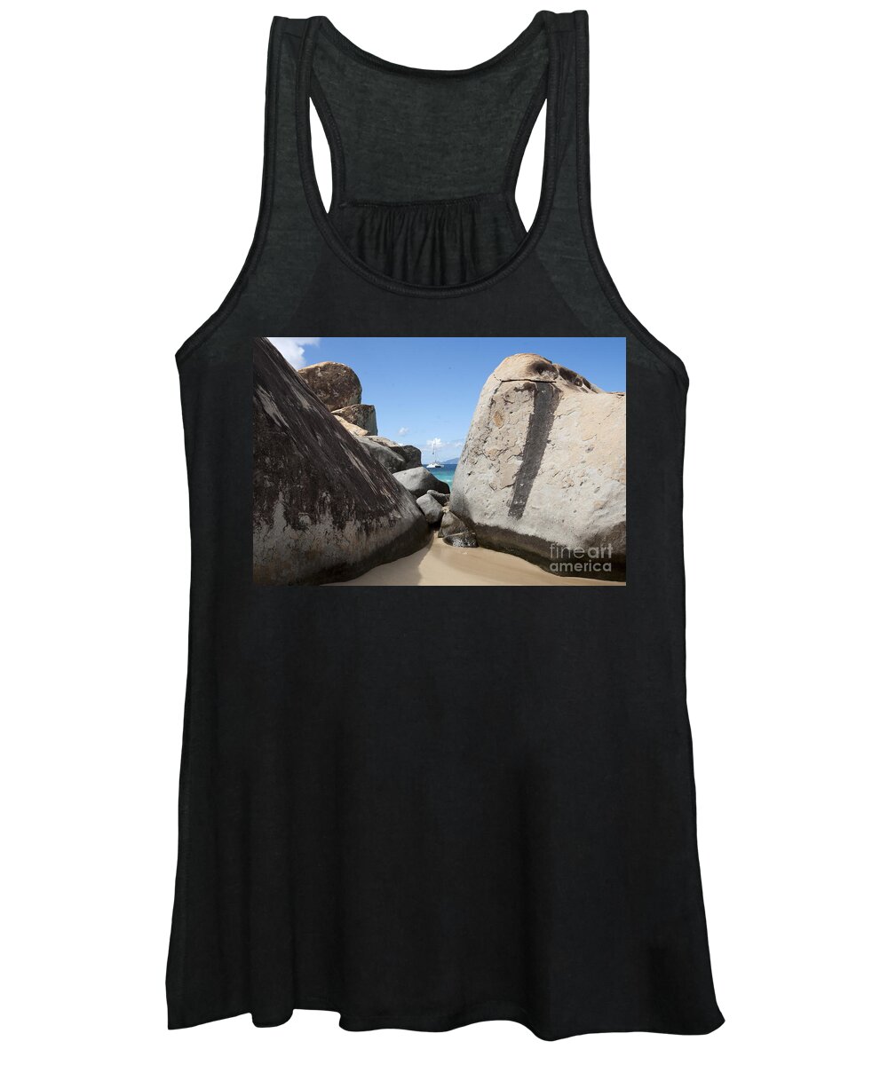 Sail Boat Women's Tank Top featuring the photograph Sail Away by Leslie Leda