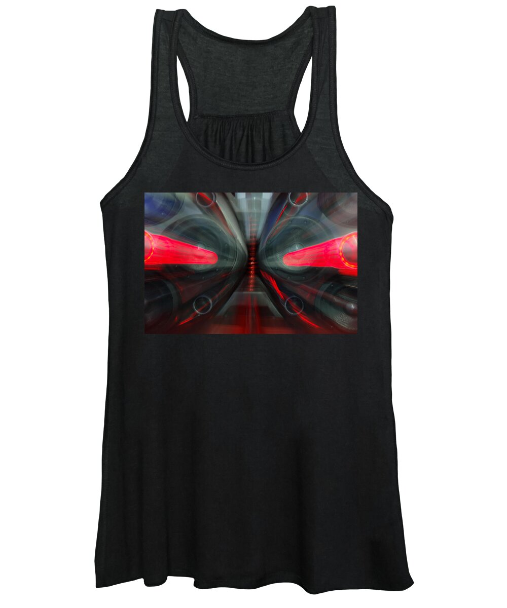 Automobile Boom Box Women's Tank Top featuring the photograph See The Music by Randy J Heath