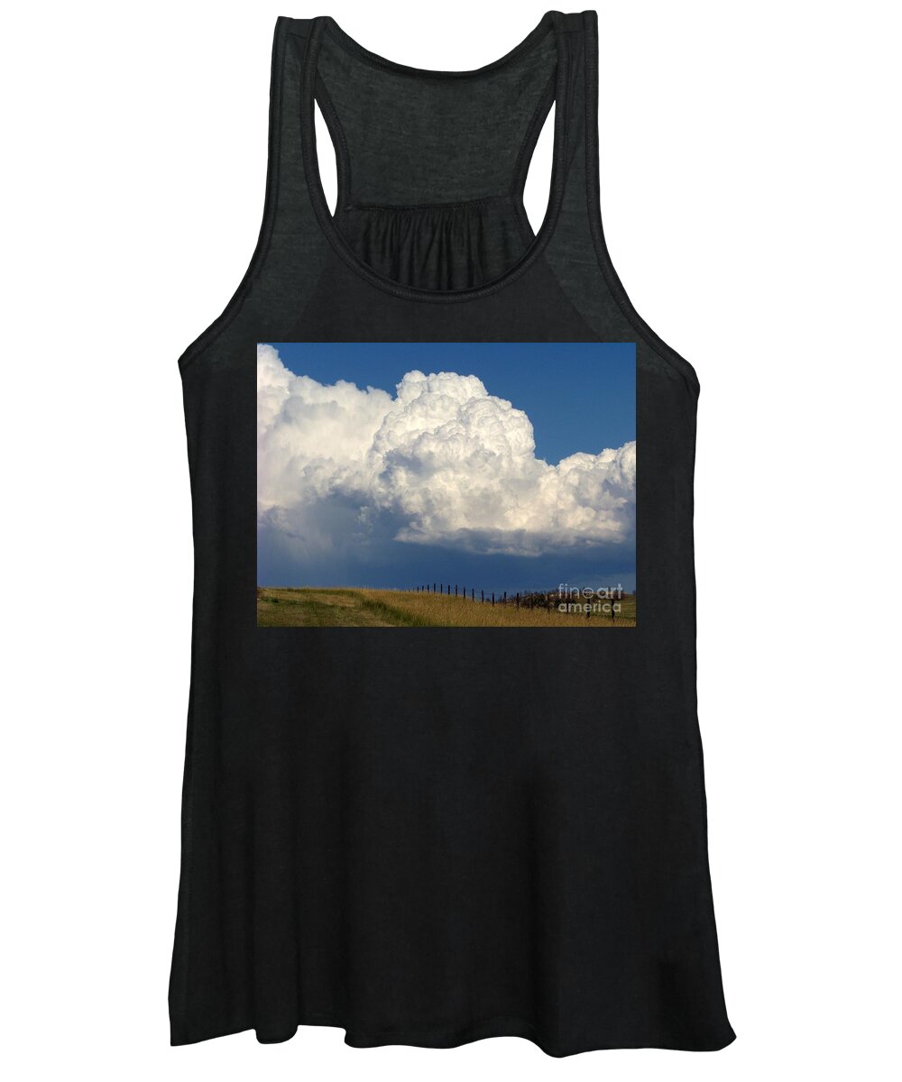 Clouds Women's Tank Top featuring the photograph Storm's A Brewin' by Dorrene BrownButterfield