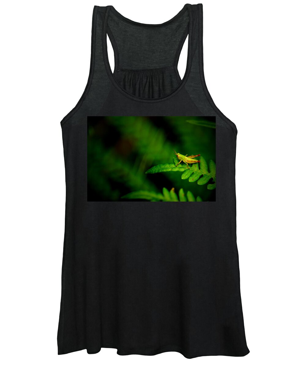 Grasshopper Women's Tank Top featuring the photograph The Abyss by David Weeks