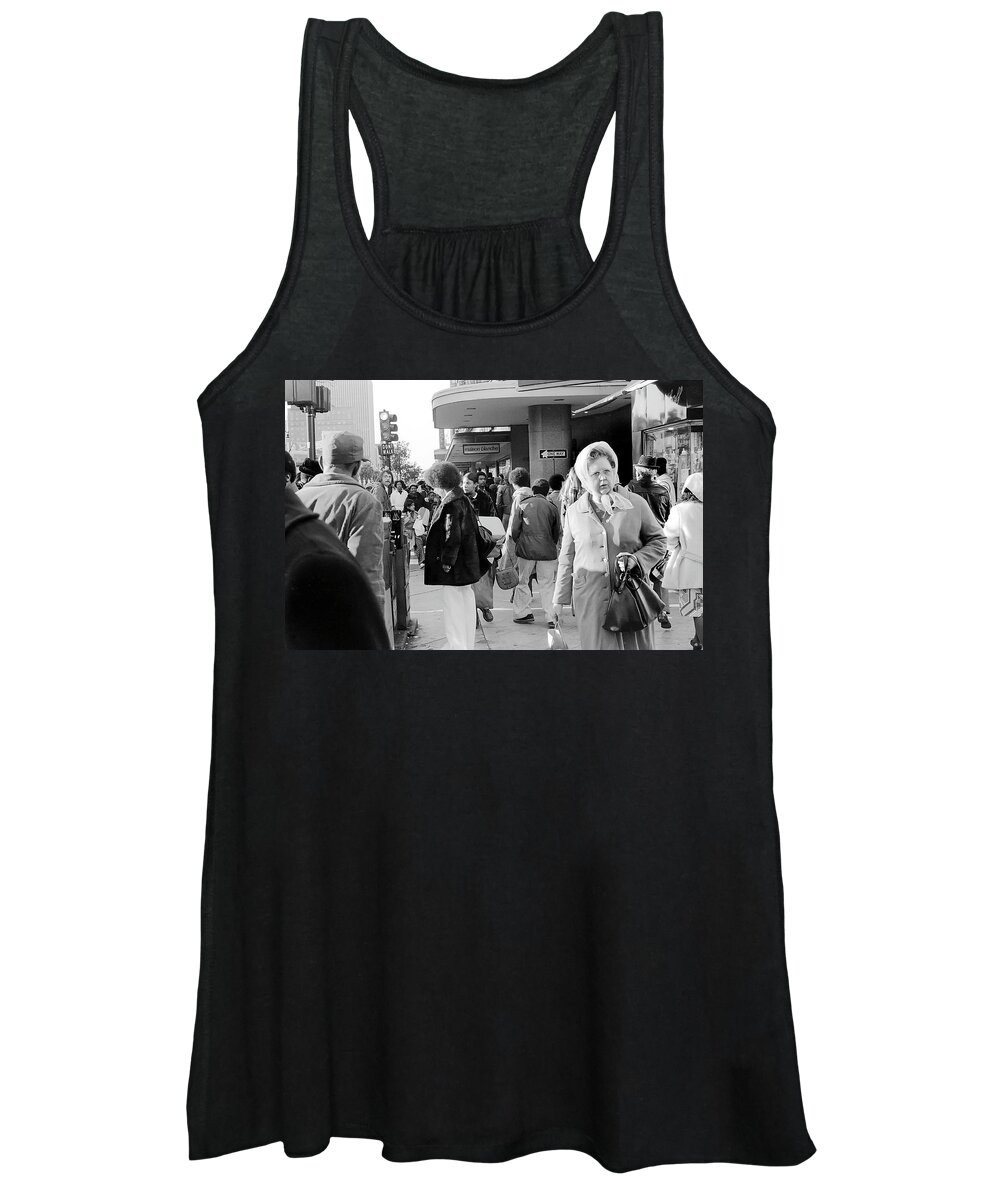 New Orleans Women's Tank Top featuring the photograph Canal Street 1975 #1 by KG Thienemann