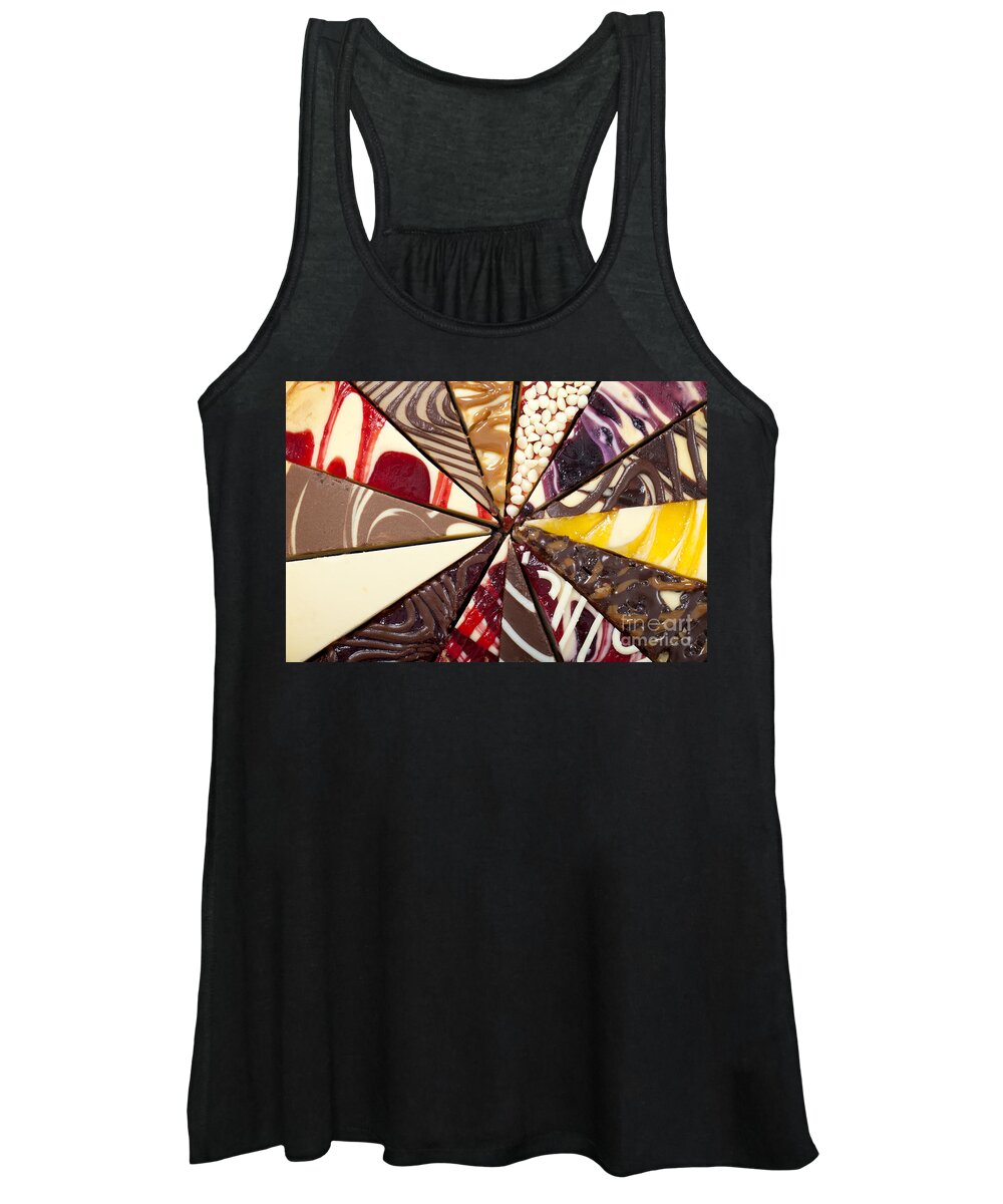 Slices Women's Tank Top featuring the photograph Cheesecake #1 by Anthony Totah