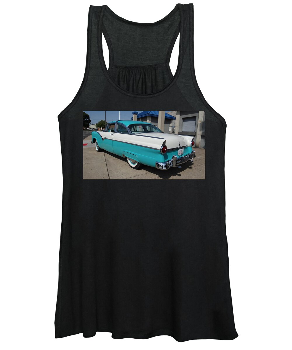 Ford Fairlane Crown Victoria Women's Tank Top featuring the photograph Ford Fairlane Crown Victoria #1 by Jackie Russo