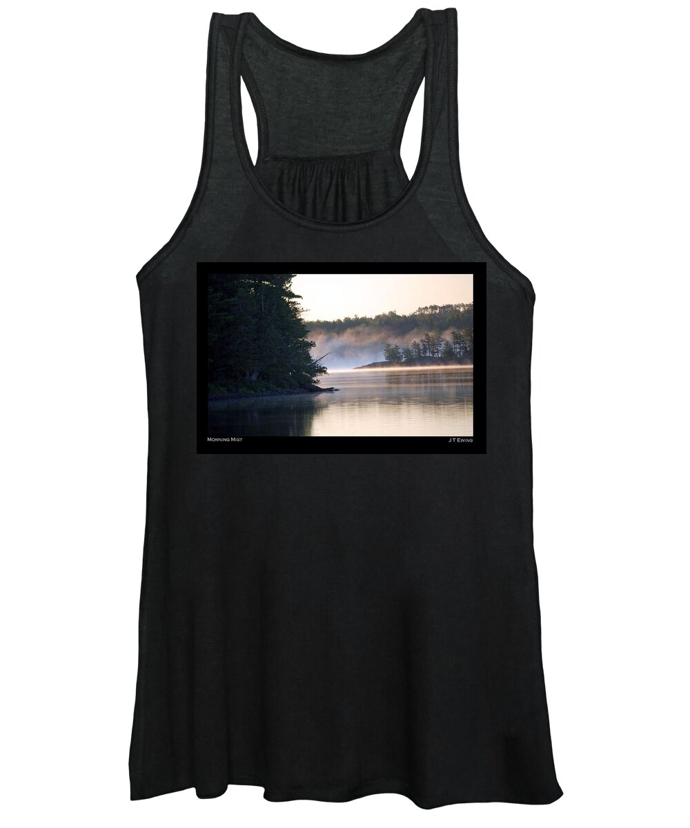 Nature Women's Tank Top featuring the photograph Morning Mist #1 by J Todd
