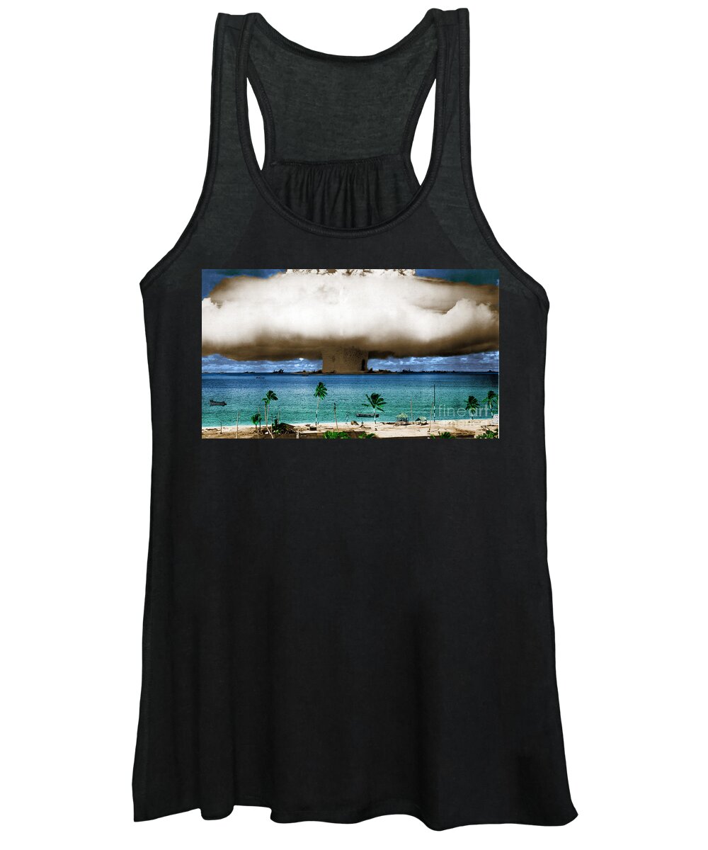 Science Women's Tank Top featuring the photograph Operation Crossroads Baker, 1946 #1 by Science Source