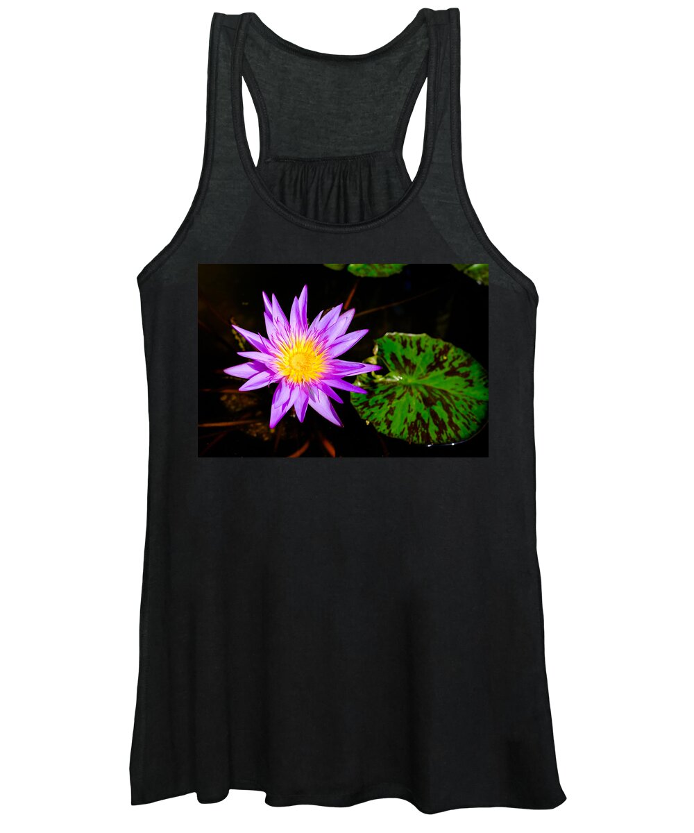 Asian Women's Tank Top featuring the photograph Pretty flower #1 by Raul Rodriguez