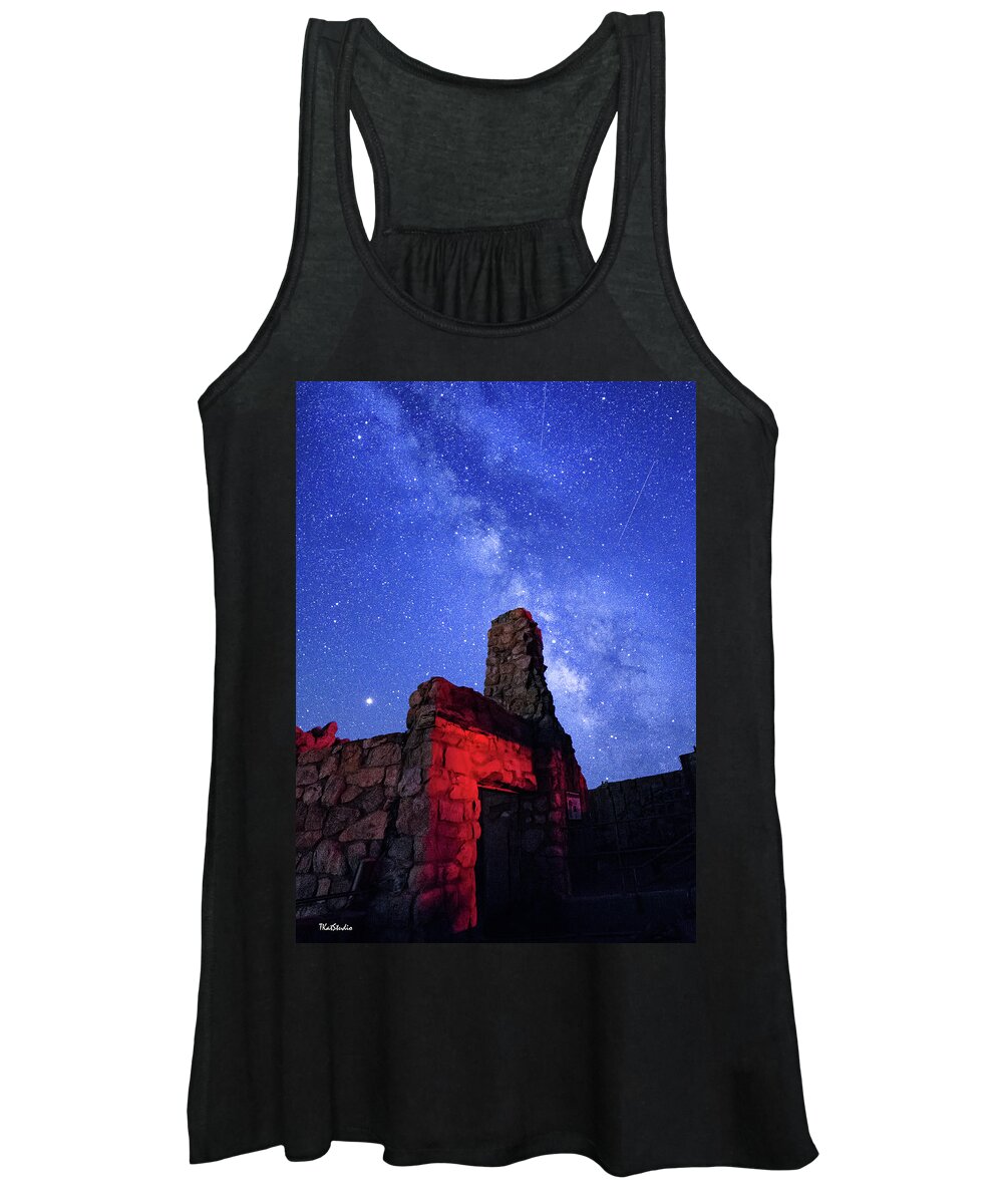 2018 Women's Tank Top featuring the photograph The Milky Way Over the Crest House #1 by Tim Kathka