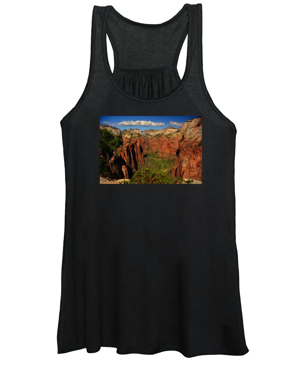 The Virgin River Women's Tank Top featuring the photograph The Virgin River #1 by Raymond Salani III