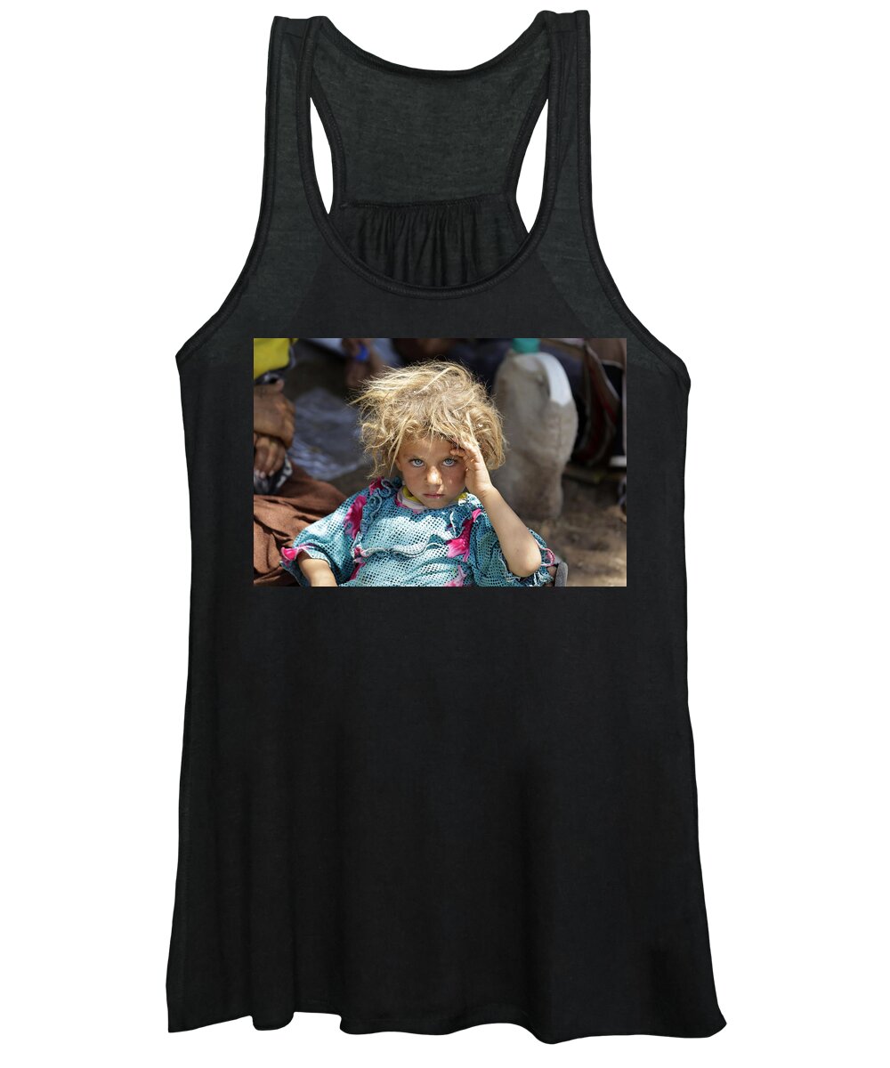Child Women's Tank Top featuring the photograph Child #16 by Jackie Russo