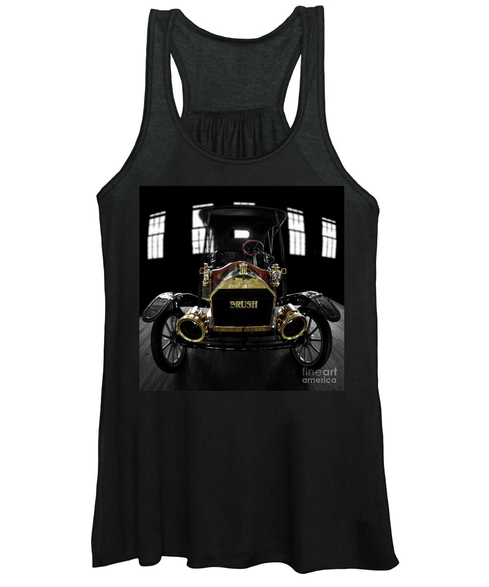 07 Women's Tank Top featuring the digital art 1909 Brush by Anthony Ellis